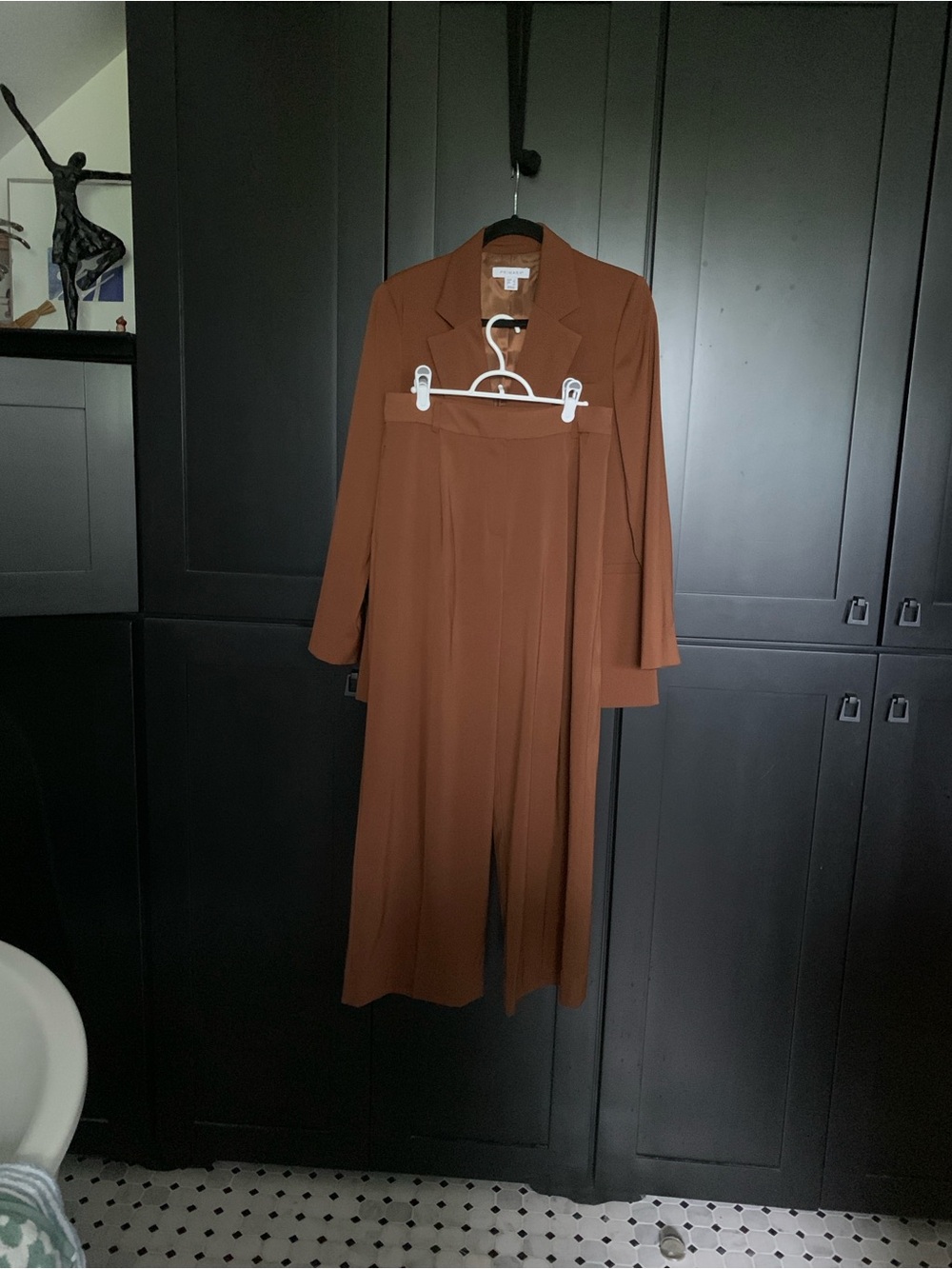 Primark Double-Breasted Blazer and Matching Trousers - Rust - Picture 11 of 11